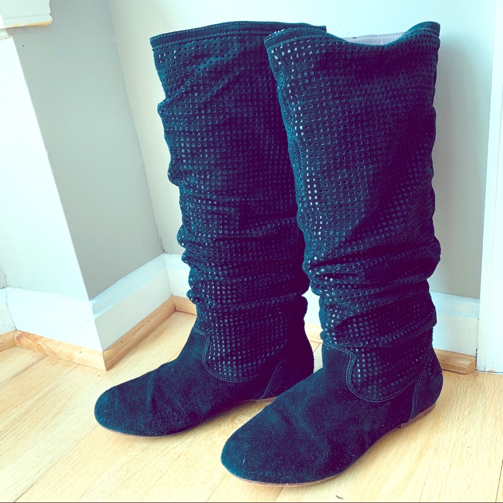 Ugg Australia Perforated Suede Boots
